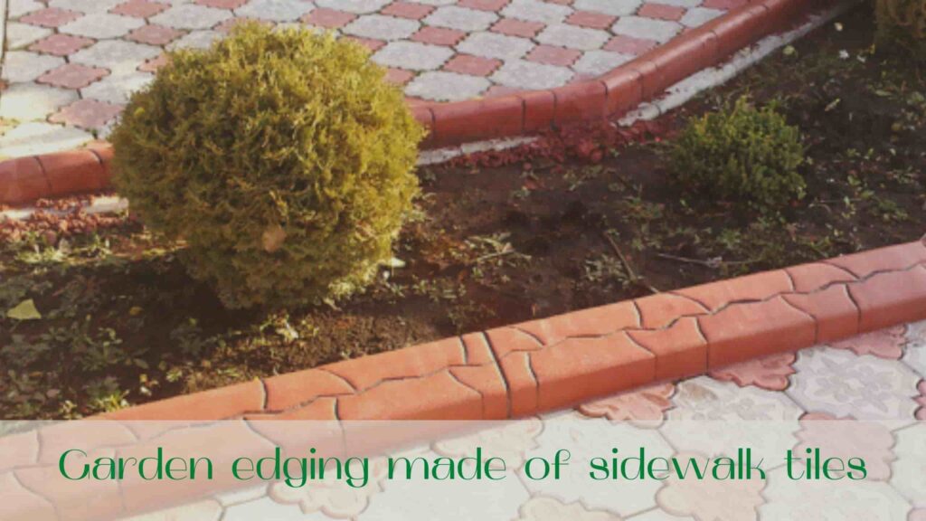 image-Garden-edging-made-of-sidewalk-tiles